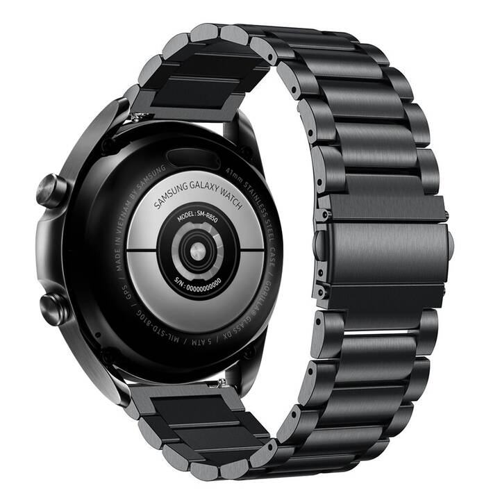 EG Cinturini (Samsung Galaxy Galaxy Watch3 45 mm, Nero)