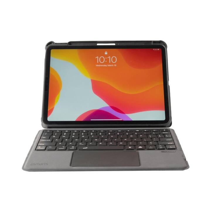 4SMARTS Solid Pro Type Cover (10.2", iPad Gen. 9 2021, iPad Gen. 8 2020, iPad Gen. 7 2019, Noir)