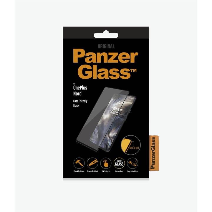 PANZERGLASS Displayschutzglas Case Friendly  (OnePlus Nord 2, 1 Stück)