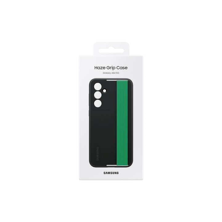 SAMSUNG Backcover Haze Grip Case (Galaxy A54 5G, Noir, Vert)