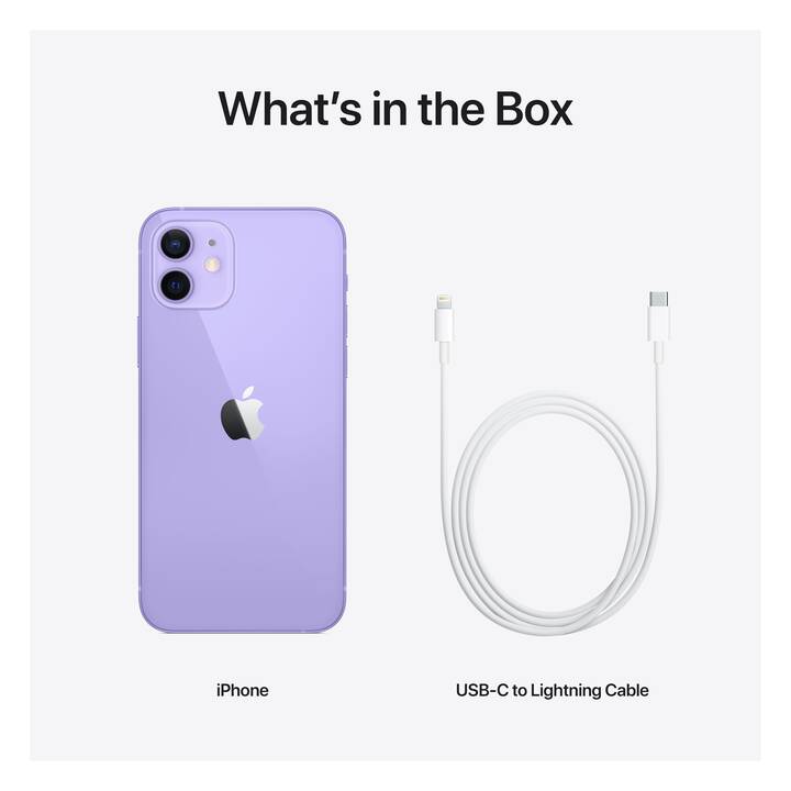 APPLE iPhone 12 (5G, 128 GB, 6.1", 12 MP, Violett)