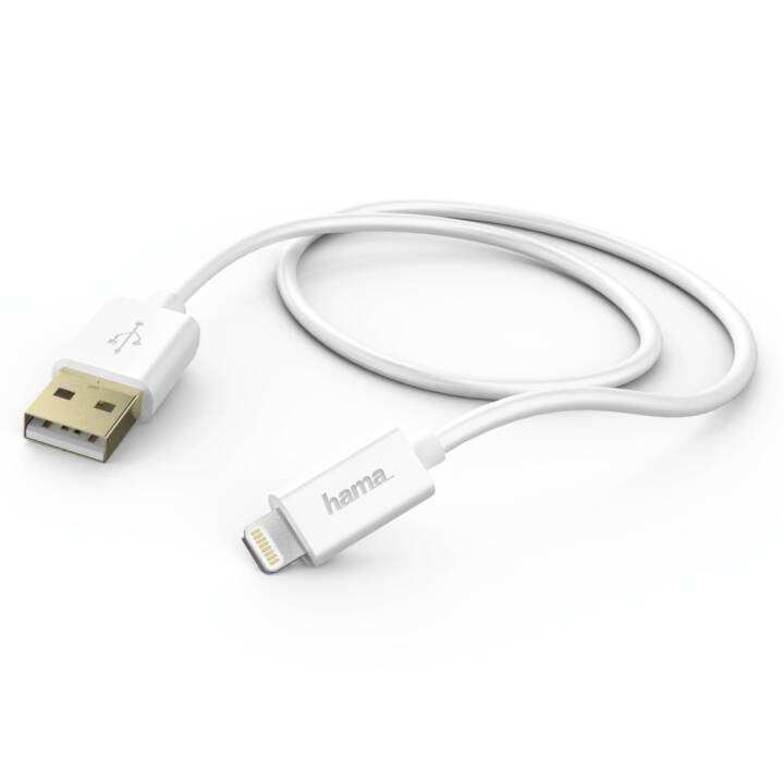 HAMA USB-Kabel (Lightning, USB 2.0 Typ-A, 1.5 m)