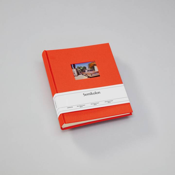 SEMIKOLON Album de photos Finestra Medium (Orange)