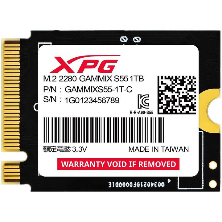 ADATA Gammix S55 (PCI Express, TB, Noir) Interdiscount