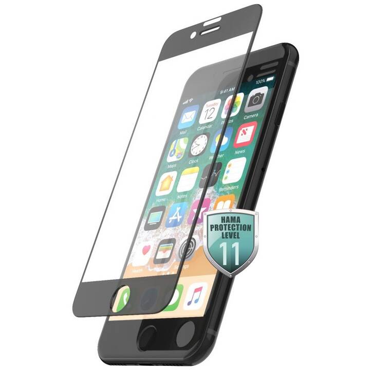 HAMA Verre de protection d'écran (iPhone 6s, iPhone 7, iPhone 6, iPhone SE 2020, iPhone 8, 1 pièce)