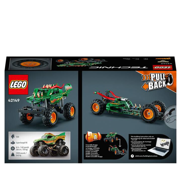 LEGO Technic Monster Jam Dragon (42149)