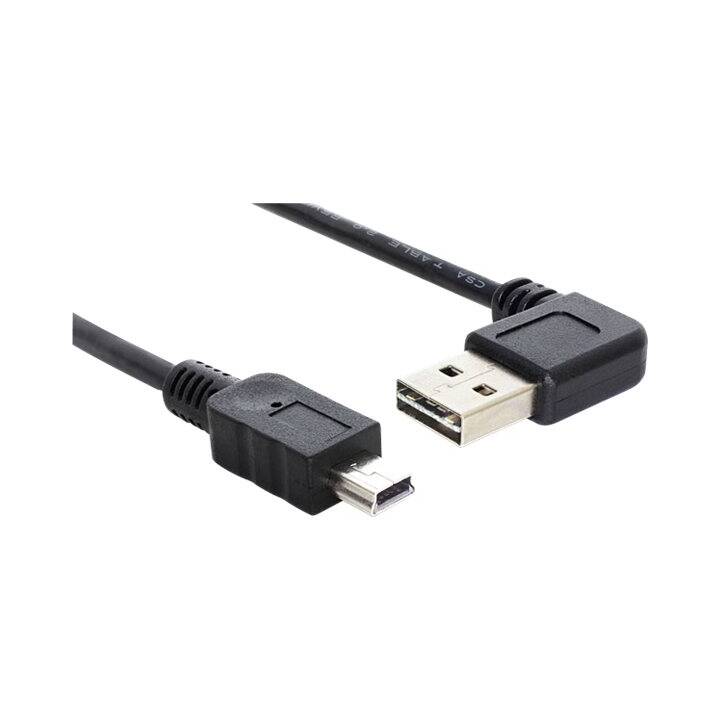 DELOCK Câble USB (Mini USB 2.0 de type B, USB 2.0 de type A, 5 m)