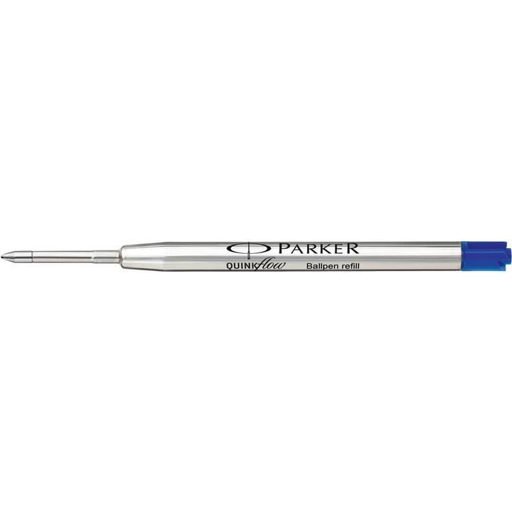 PARKER Mine per penna a sfera Quinkflow (Blu, 1 pezzo)