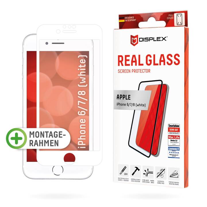 DISPLEX Displayschutzglas (iPhone 7, iPhone 6, iPhone 8, 1 Stück)