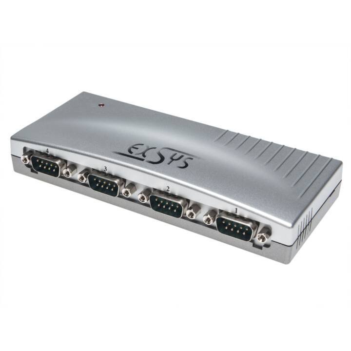EXSYS EX 1334 Convertisseur d'interface (D-Sub (9-polig), RS-232, 4-pôles)