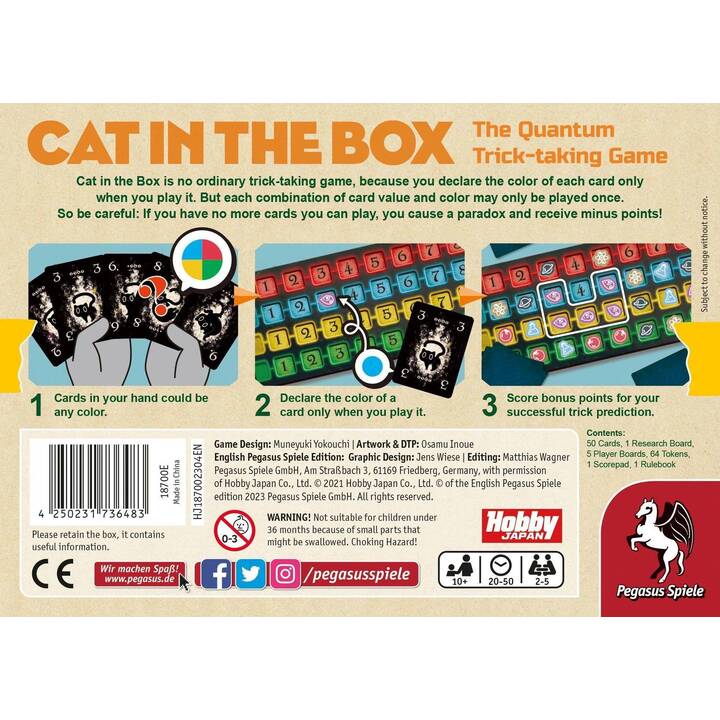 PEGASUS SPIELE Cat in the Box (EN)