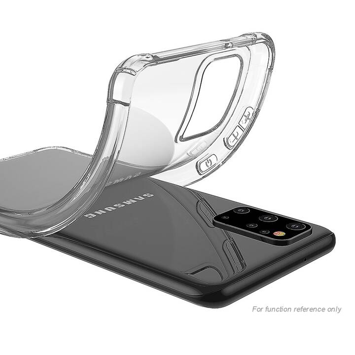 EG weiche TPU-Hülle für Samsung Galaxy A50 A50S 6.4" (2019) - transparentes 2-teiliges Set