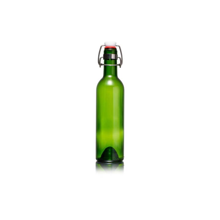 REBOTTLED Trinkflasche (0.38 l, Grün, Weiss)