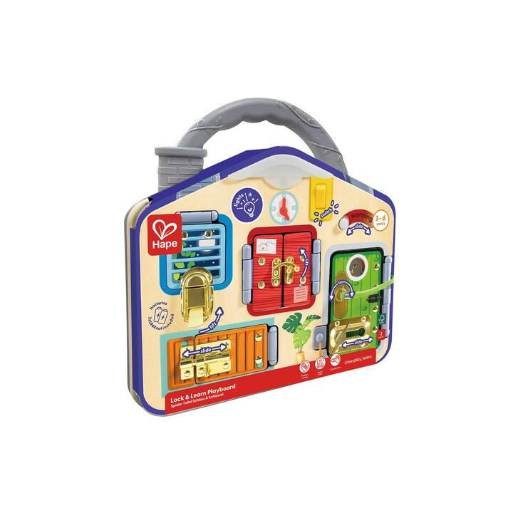 HAPE TOYS Giochi attività motoria Lock & Learn Playboard