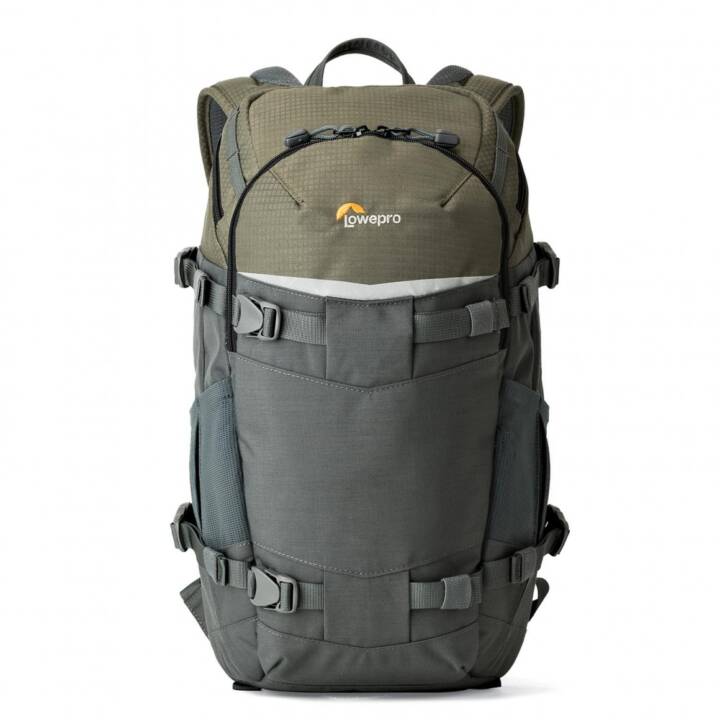 LOWEPRO Flipside Trek BP 250 AW Kamera Rucksack (Grau, Grün)