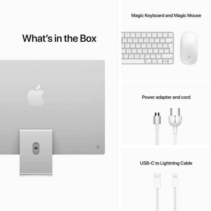 APPLE iMac Retina 4.5K 2021 (24", Apple M1 Chip, 8 GB, 1 TB SSD)