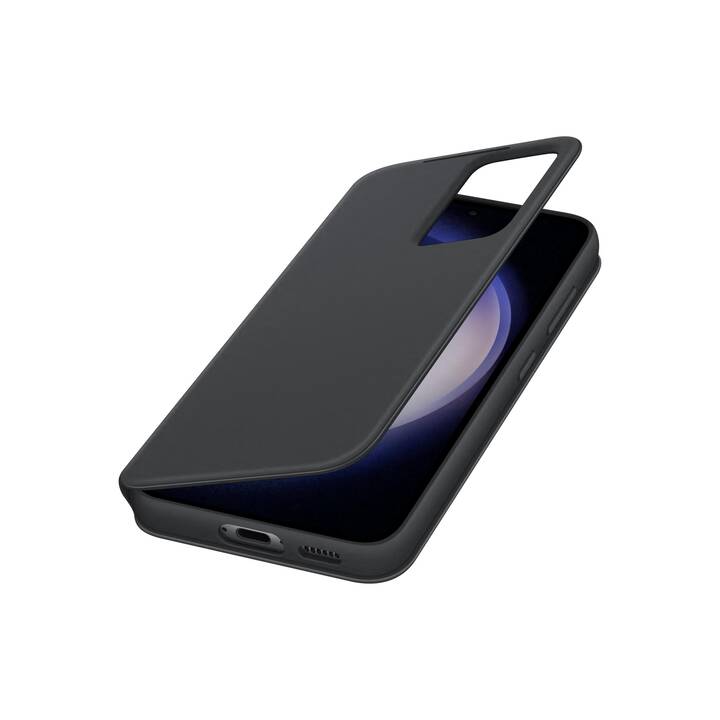 SAMSUNG Flipcover Smart View Wallet Case (Galaxy S23, Schwarz)