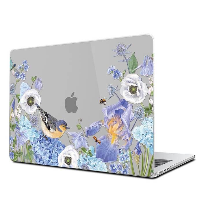 EG Hardcase (MacBook Air 13" M3 2024, Blumen, Lila)