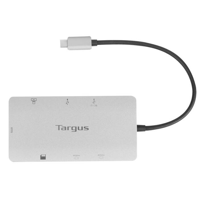 TARGUS Stations d'accueil Dual HDMI 4K (2 x HDMI, RJ-45 (LAN), 2 x USB 3.1 Typ-A)