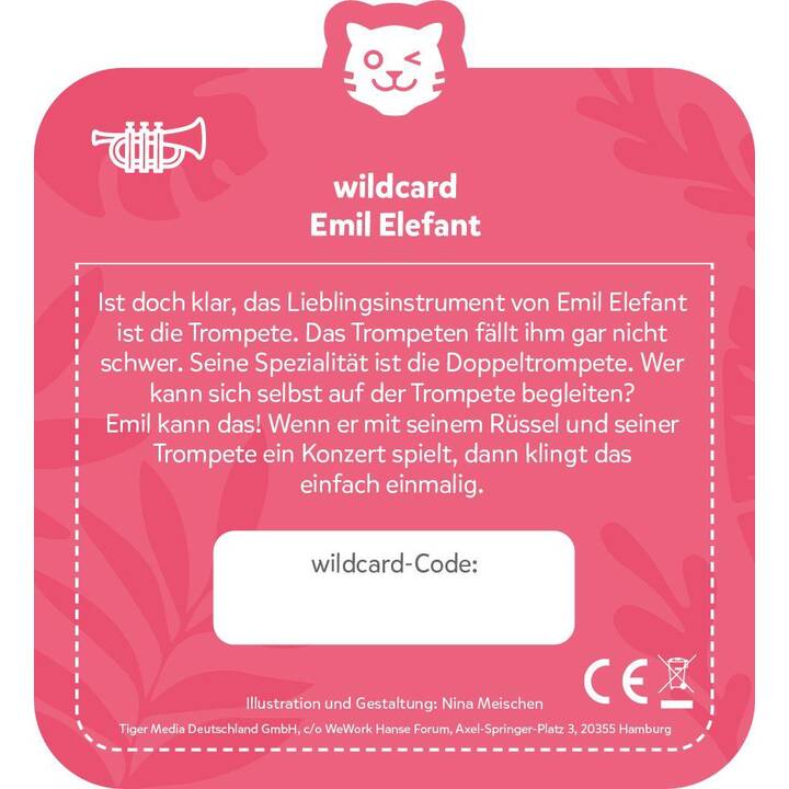 TIGERMEDIA Zugangsticket Wildcards (DE, Schweizerdeutsch, Tigerbox Touch)
