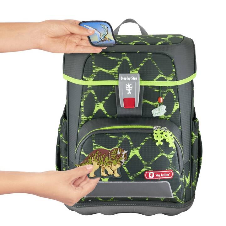 STEP BY STEP Set di borse CLOUD Dino Life (19 l, Verde)