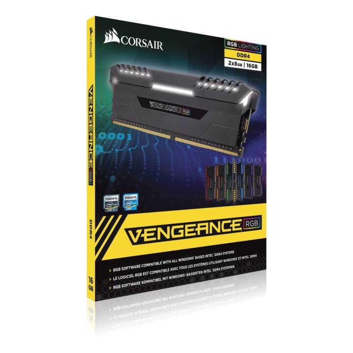 CORSAIR Vengeance CMSX8GX4M1A2400C16 (1 x 8 Go, DDR4-SDRAM 2400.0 MHz, SO-DIMM 260-Pin)