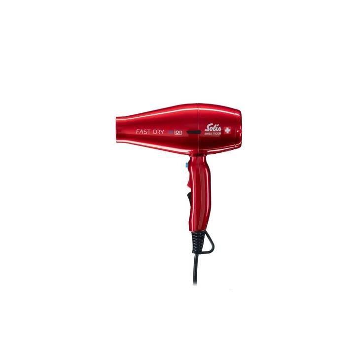 SOLIS Fast Dry 360° ionic (2200 W, Rouge)