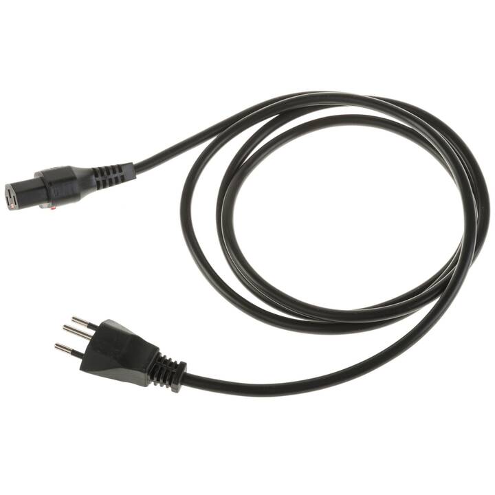 IECLOCK Câble secteur (C13 / T12, 2000 mm, Noir)