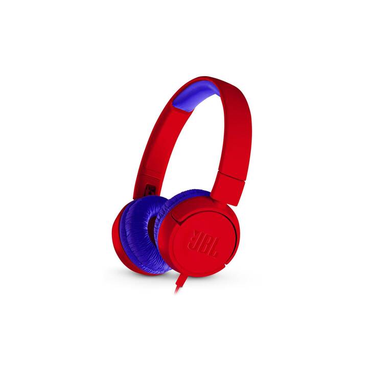 JBL BY HARMAN JR300 Casque d'écoute pour enfants (On-Ear, Rouge, Bleu)