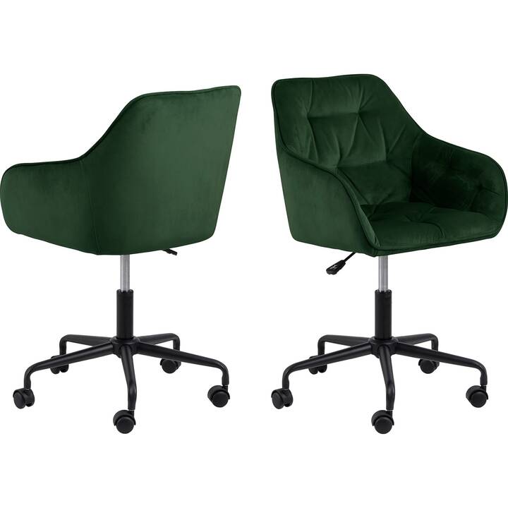 CREATIVE LIVING Shields Fauteuil de bureau piovant (Vert)