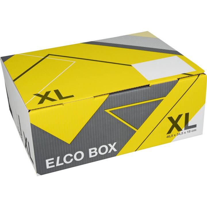 ELCO Boîte d'expédition XL (465 mm x 345 mm x 180 mm, 1 pièce)