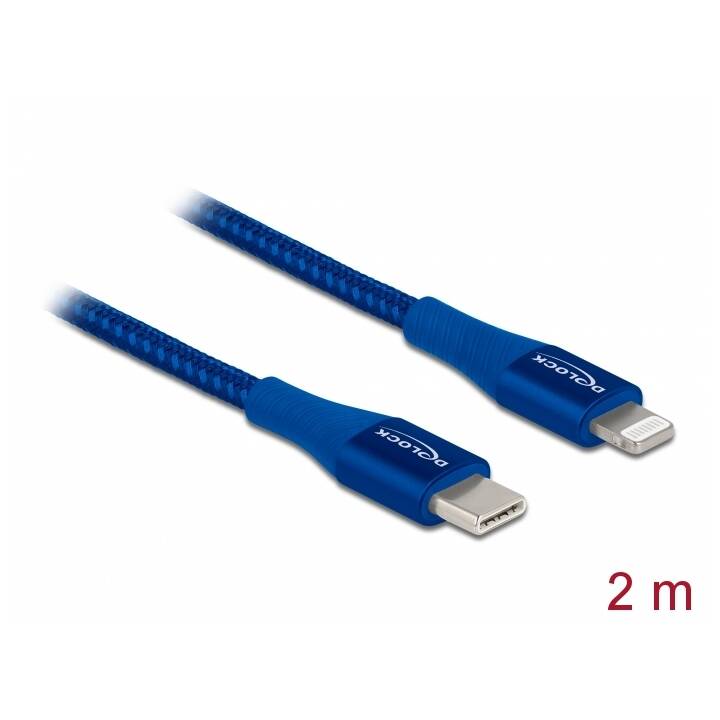 DELOCK 85417 USB-Kabel (USB 2.0 Typ-A, Lightning, 2 m)