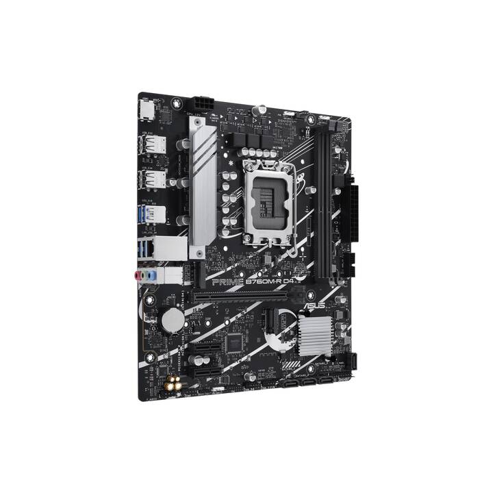 ASUS Prime B760M-R D4 (LGA 1700, Intel B760, Micro ATX)