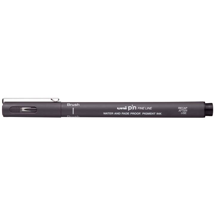 UNI-BALL PINBR-200 Penna a fibra (Nero, 1 pezzo)