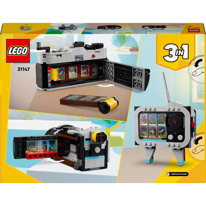 LEGO Creator 3-in-1 L’appareil photo rétro (31147)