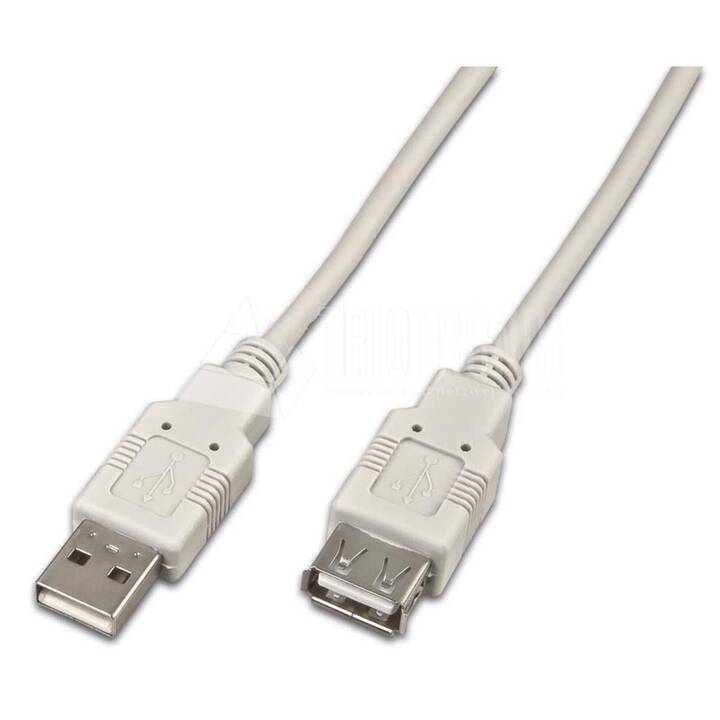 WIREWIN USB-Kabel (USB 2.0 Typ-A, USB 2.0 Typ-A, 50 cm)