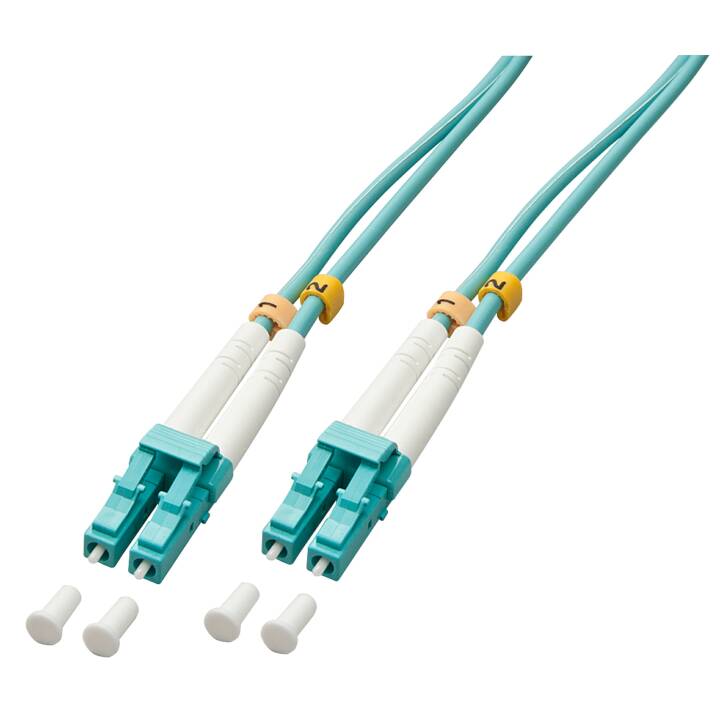 LINDY Câble réseau (LC Multi-Mode duplex, LC Multi-Mode duplex, 2 m)