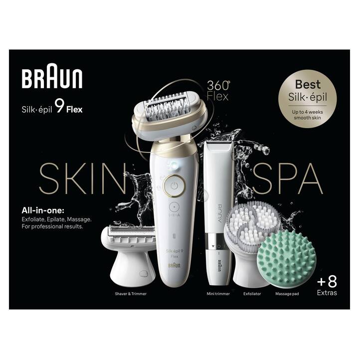 BRAUN Silk-épil 9-481 3D SkinSpa Épilateur