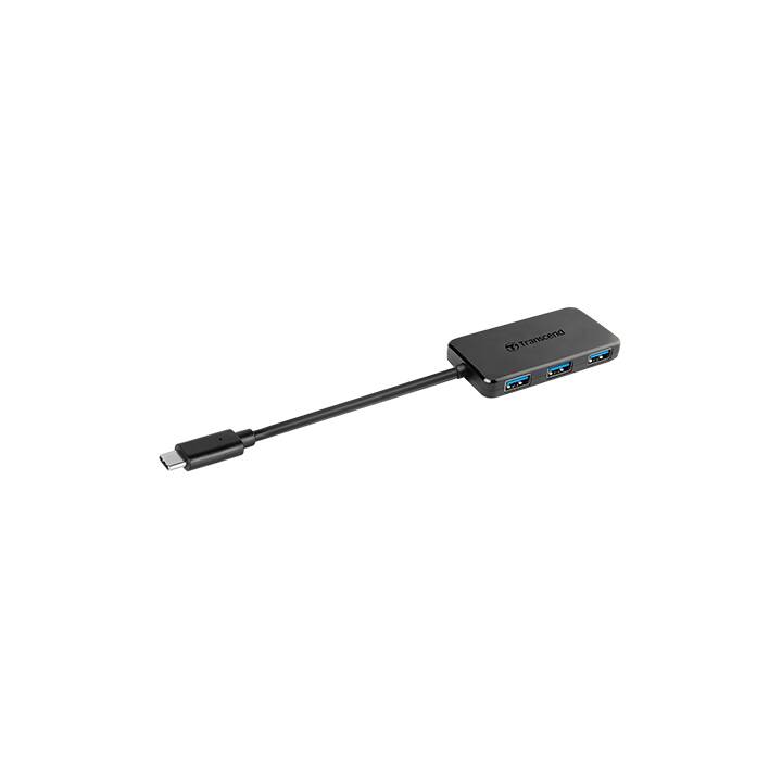TRANSCEND USB 3.1 (4 Ports, USB Typ-A, USB Typ-C)