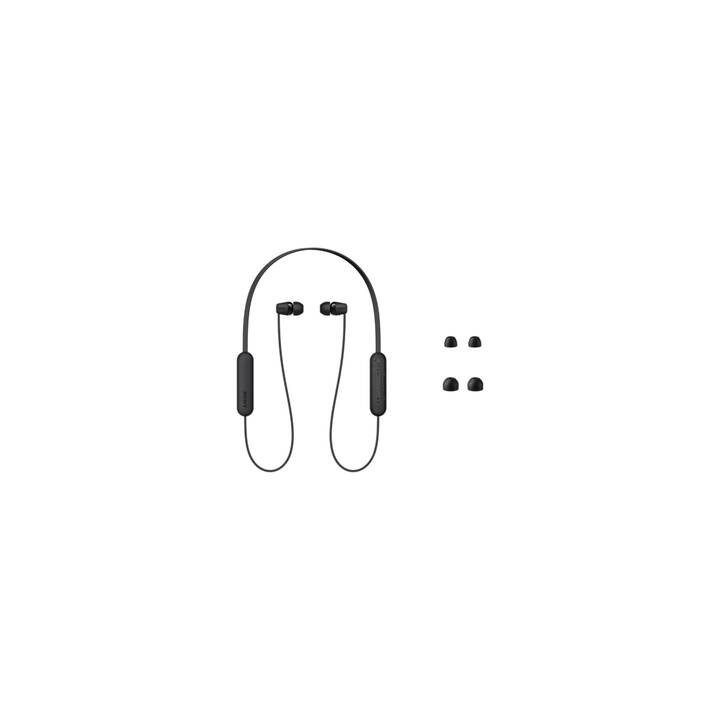 SONY WI-C100 (In-Ear, Bluetooth 5.0, Schwarz)