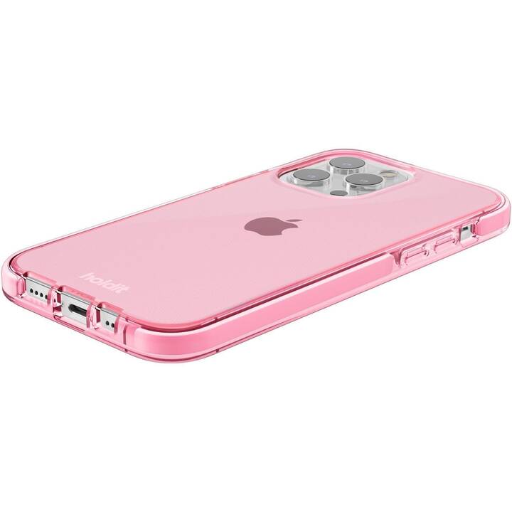 HOLDIT Backcover Seethru  (iPhone 14 Pro, Rose, Pink)