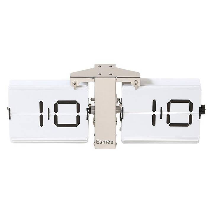 ESMÉE Flip Clock Orologio da parete (Analogico, 36 cm)