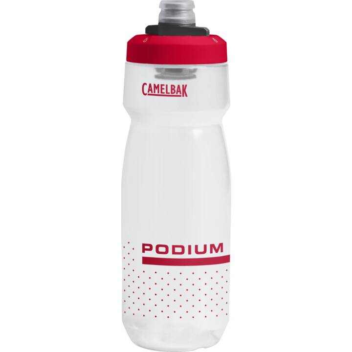 CAMELBAK Bottiglia sportiva Podium (0.71 l, Transparente, Rosso)