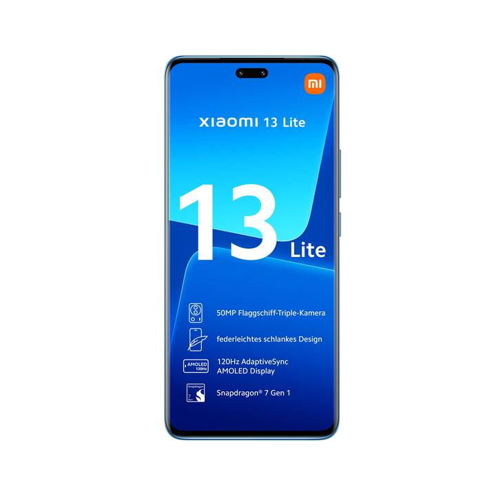 XIAOMI 13 Lite (5G, 128 GB, 6.55", 50 MP, Blau)