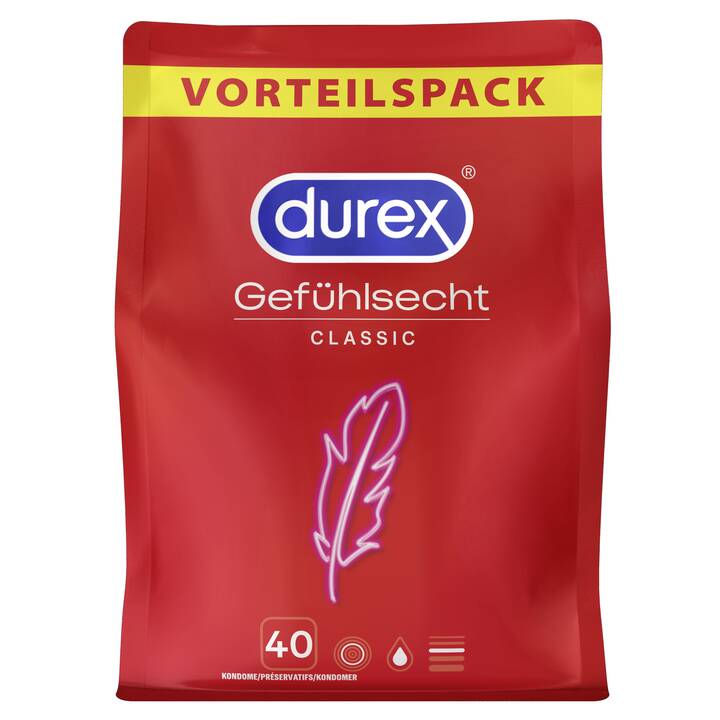 DUREX Kondome Gefülsecht Classic (40 Stück)