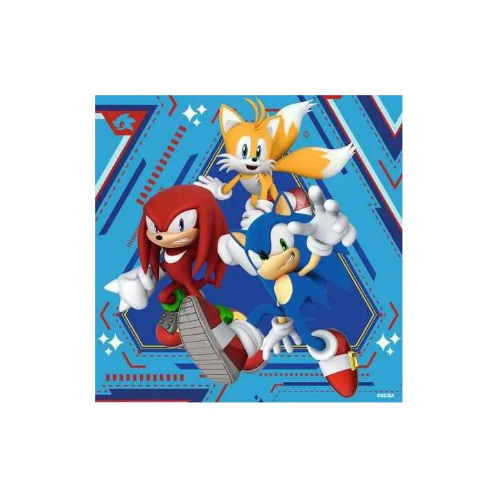 RAVENSBURGER Sonic Puzzle (3 x 49 pièce)