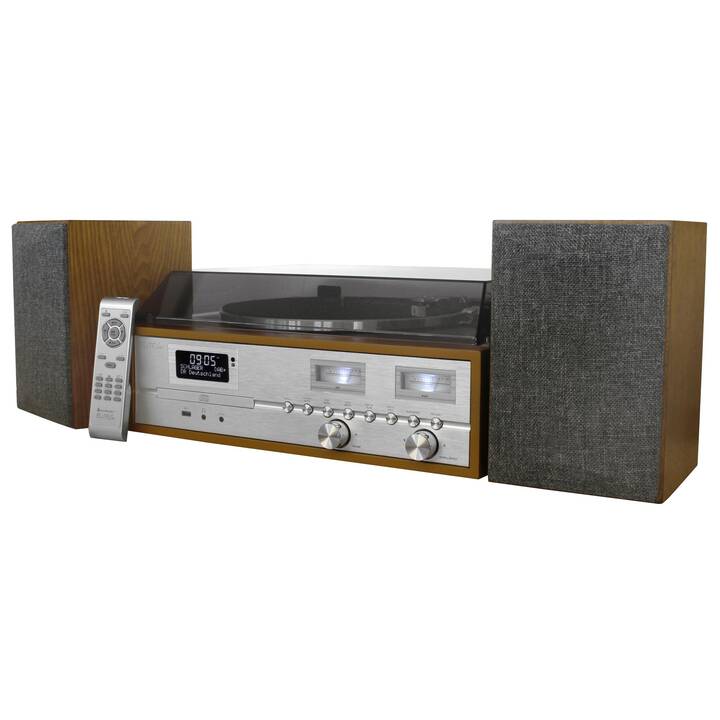 SOUNDMASTER PL880 (Brun, Bluetooth, CD, Disque)