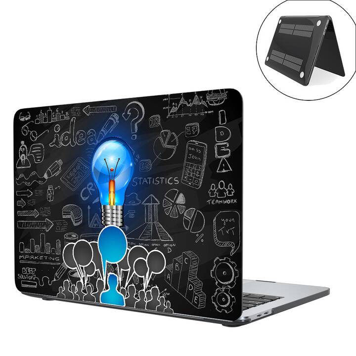 EG Hülle für MacBook Air 13" (Apple M1 Chip) (2020) - Schwarz - Teamwork