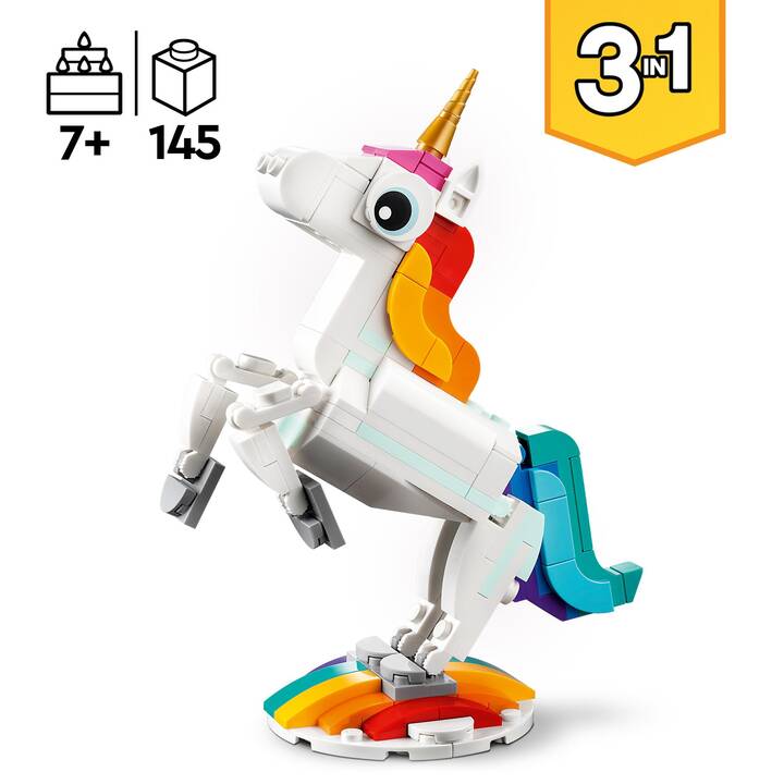 LEGO Creator 3-in-1 La licorne magique (31140)