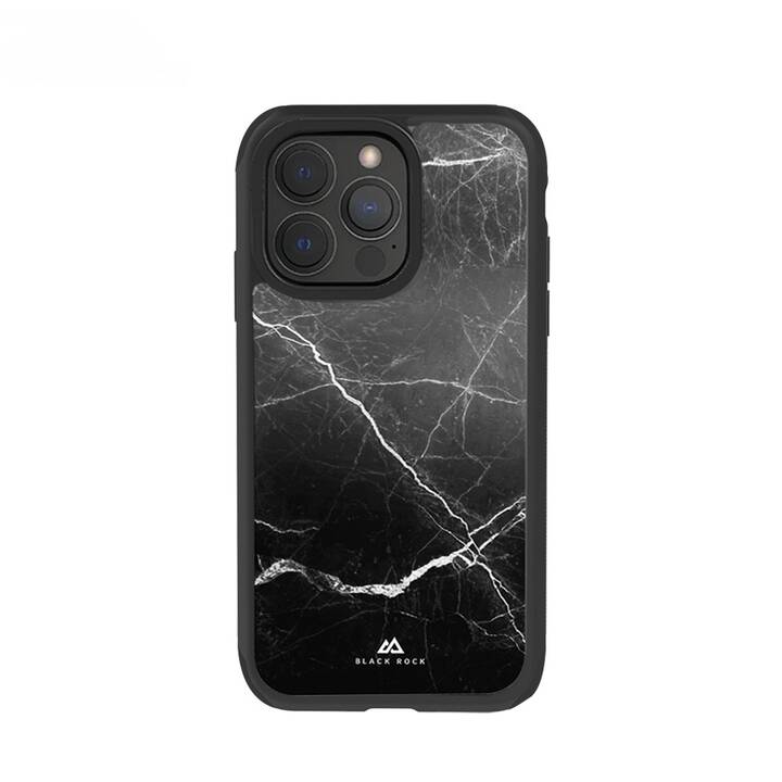 BLACK ROCK Backcover Protective Marble (iPhone 13 Pro Max, Noir)